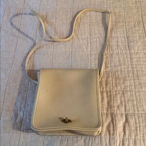 Vintage Coach Ivory Crossbody Bag